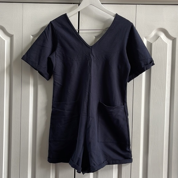 Smash+Tess Aria Romper Nearly Navy Small - Picture 5 of 8